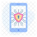 Mobile Network Security Icon