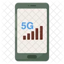 Mobile Network Smartphone Signals Online Signals Icon