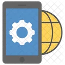모바일 네트워크 개발 아이콘