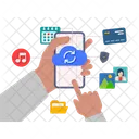 Mobile Networking Internet Icon