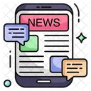 Mobile News Online News E News Icon