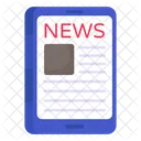 Mobile News Online News Online Newspaper Icon