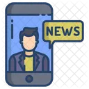 Mobile News  Icon