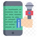 Mobile News Icon