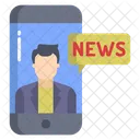 Mobile Journalist Icon