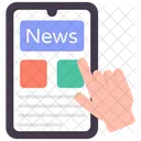 Mobile News  Icon