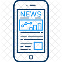 Mobile Newspaper Mobile News Icon