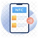 Mobile Nfc Near Field Communication Contactless Phone Icon