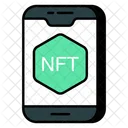 Mobile Nft Cryptocurrency Crypto Icon