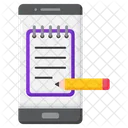 Mobile Note Online Note Note Icon