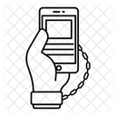 Mobile Nutzung  Symbol