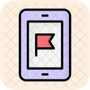 Mobile Online Destination Destination Route Icon