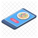 Mobile Pizza Order Online Ordering Pizza Delivery Icon