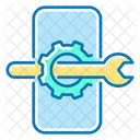 Mobile Optimization Mobile Phone Wrench Icon