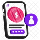 Mobile Code Otp Icon