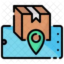 Mobile package tracking  Icon