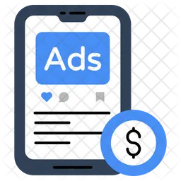 Mobile Paid Ad  Icon