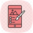 Mobile Painting Icon