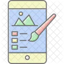 Mobile  painting  Icon