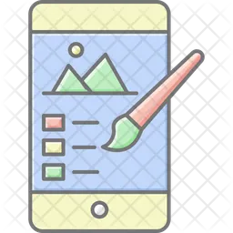 Mobile  painting  Icon