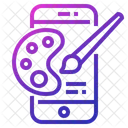 Mobile Painting  Icon