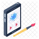 Mobile Painting  Icon