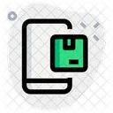 Mobile Parcel Logistics Delivery Tracking Parcel Icon