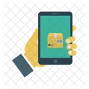 Mobile Parcel Ecommerce Mobile Icône