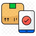 Mobile Parcel Mobile Package Online Package Icon