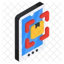 Mobile Parcel Mobile Package Online Package Icon