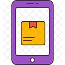 Mobile Package Online Package Mobile Delivery Icon