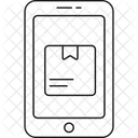 Mobile Package Online Package Mobile Delivery Icon