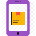 Mobile Package Online Package Mobile Delivery Icon