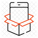 Mobile Parcel  Icon