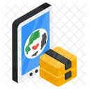 Mobile Parcels Mobile Package Online Package Icon