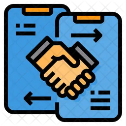 Mobile Partnerschaft  Symbol