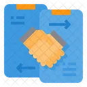 Handshake Deal Smartphone Symbol