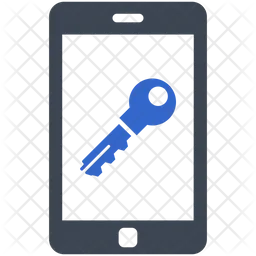Mobile Password  Icon