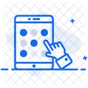 Mobile Pattern Pattern Lock Mobile Security Icon