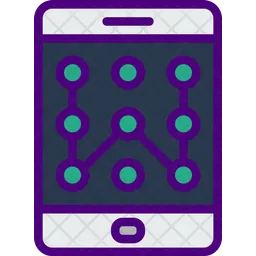 Mobile Pattern Lock  Icon