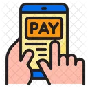 Mobile Pay Pay Hand Icon