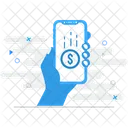 Mobile Payment Transaction Digital Icon