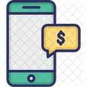 Mobile Money Dollar Icon