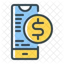 Mobile Seo Money Icon