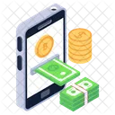 Cash Payment Mobile Money Mobile Payment Icon