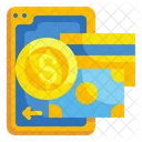 Mobile Payment Currency Smartphone Icon