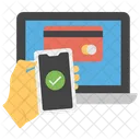 Mobile Payment Desktop Payment Secure Payment Icon