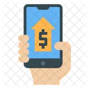 Payment Mobile Money Work At Home Office Icon