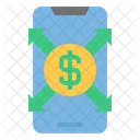 Mobile Smartphone Coin Icon