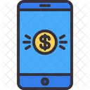 Mobile Payment Online Payment Debit Card Icon